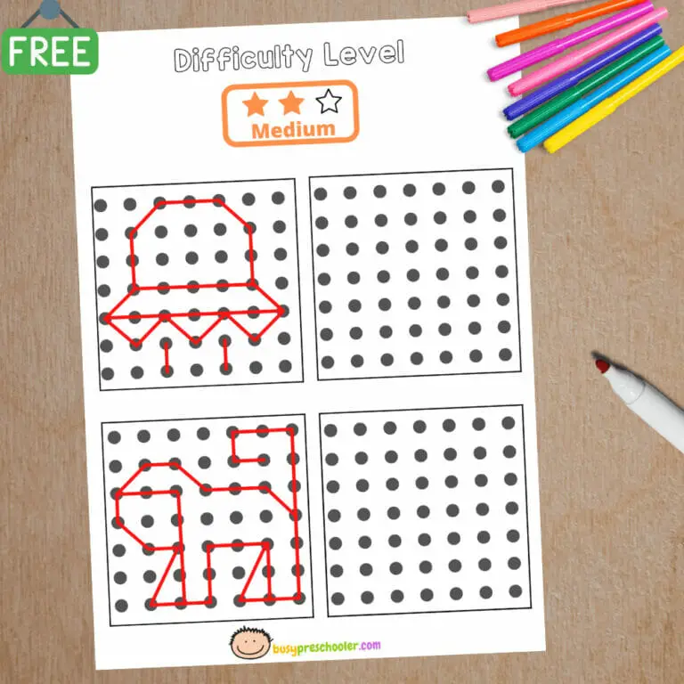 MATCH THE FACE PARTS PRINTABLE - BusyPreschooler.com